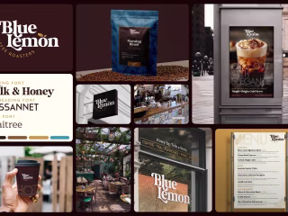 Blue Lemon Brand Identity