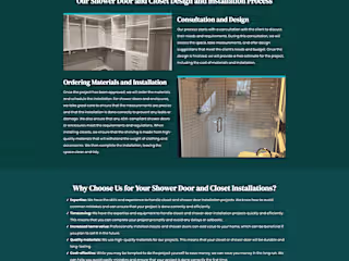 Elite Shower Web Development