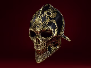 Ornamental Helmet - Game Ready Model