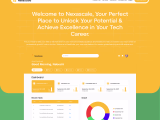 NexaScale E-learning Landing Page :: Behance