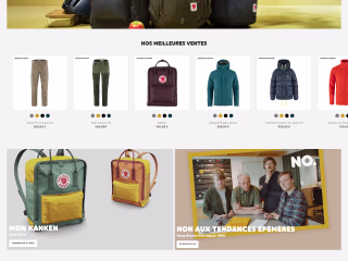 Fjällräven on Framer + Slight Redesign
