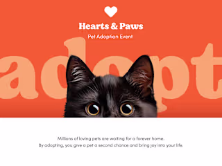 Heart & Paws Adoption Event | Presentation :: Behance