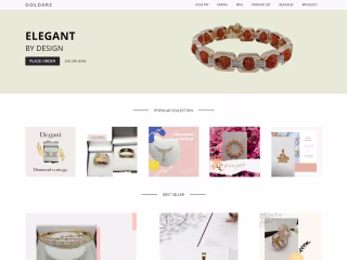 Goldarc website landing page