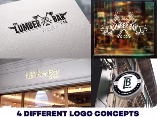 Logo Designing for "The Lumber Bar & co." :: Behance