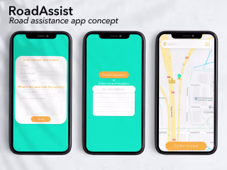 Roadside Assistance App Concept