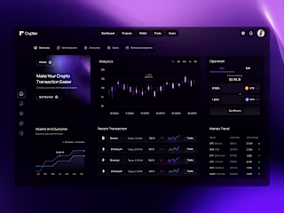 Cryptox - Fintech Dashboard Design