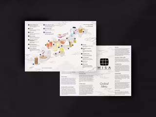 MISA Dining - Menu Design