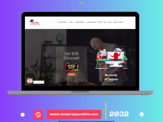 Test Prep Pundits {Website Development}