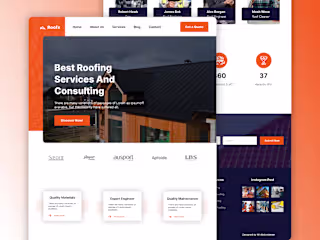 Roofing Company - Web Design