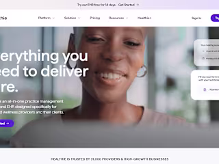 Healthie | HIPAA EHR Software | Webflow