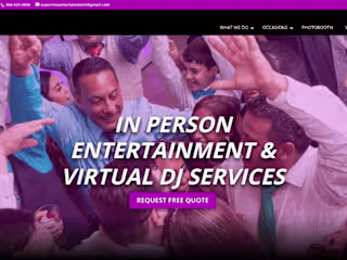 Supermix Entertainment | Web Design | WordPress 