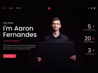 Portfolio Website for Brand Designer