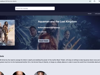 Cineawe - Movie booking application