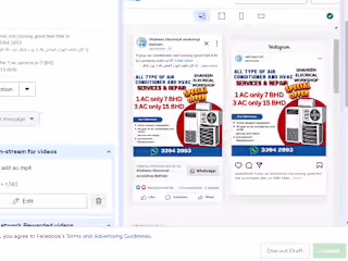 FB,IG & google ads HVAC & air conditioning service business