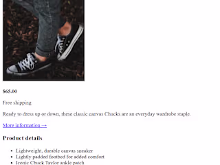 Chucks Showcase