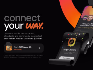 Helium Mobile - Landing Page