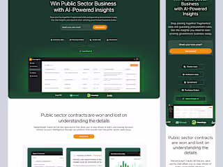 NationGraph Landing Page Development