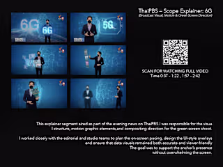 6G Explainer Visuals for ThaiPBS