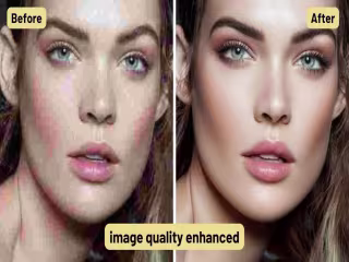 enhance, sharpen, upscale, unblur and retouching