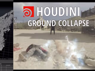 Ground Collapse in Houdini
