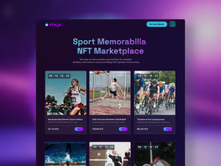 Sport NFT Marketplace - WebApp UI UX + Design System