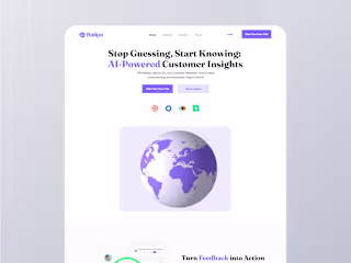 Ralipo - AI Feedback SAAS Landing Page