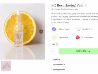Shopify Store Design and High-Converting Product Pages for SC Co