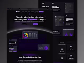 University Intelligence: Framer website design & development