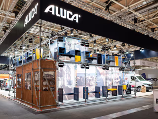 Aluca Fair Booth • KLARDENKER