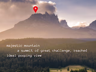 Haiku written from prompt "Mountain"