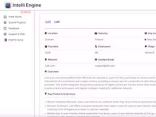 Built a private market research platform "INTELLI"