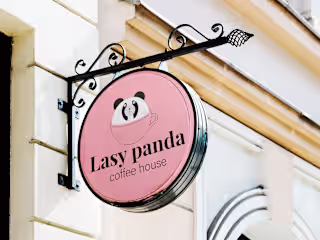 Lasy Panda Cafe| Brand Design 