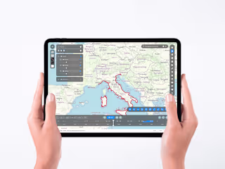 GIS Logistic Application - Desktop & Tablet 