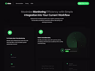 Clete AI Web App | AI-powered observability tool