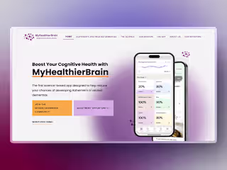 MyHealthierBrain | Webflow Website