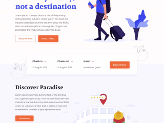 Travel Website Design