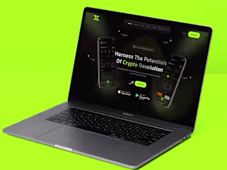 HXchange - Web 3 Landing Page Design