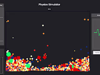 React physics simulator