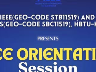 Orientation Poster for IEEE Organization
