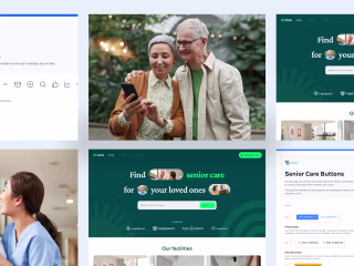 A Visual Refresh and UX enhancement for Senior care website.