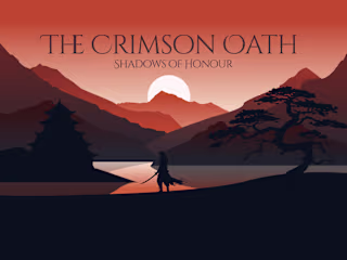 Crimson Oath – Concept Game Landing Page