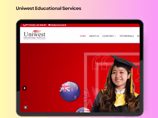 WordPress Website |  Uniwest Educational Services  👨‍🎓