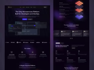 Nucleus Cloud: Dark Mode UI & Illustration Redesign
