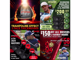Social Media Graphics | 2023 Krank Golf FIRE Driver,  Adobe CC 