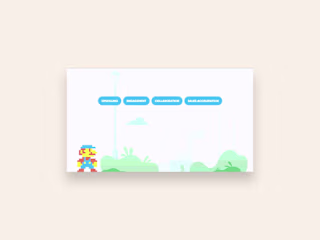 Mario-Inspired Homepage Animation