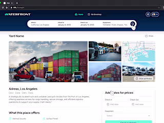 Waterfront: Parking Marketplace for Truckers and Yard Owners