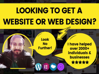 Build A killer website that's relate to your need and mind 100%