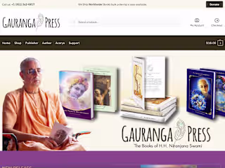Gauranga Press Online Book Store | Woocommerce, Wordpress