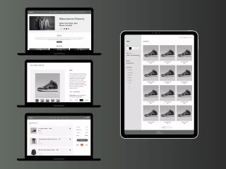 UI Design for a Men's Clothing Store Website