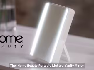 iHome Beauty Vanity Portable Mirror & Speaker on Vimeo
